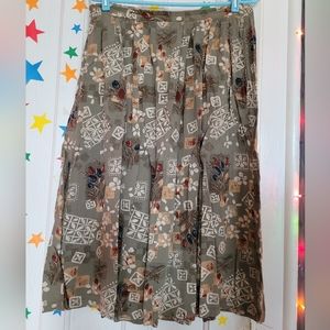 Sag Harbor Extra Large Printed Skirt